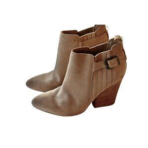 Women's Guess Tan Suede Nicolo Ankle Boots Booties 8.5